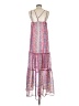 Angie 100% Polyester Paisley Pink Casual Dress Size S - photo 2