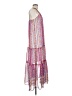 Angie 100% Polyester Paisley Pink Casual Dress Size S - photo 4