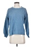 Brass 100% Cotton Solid Blue Pullover Sweater Size S - photo 1