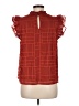 Versona 100% Polyester Red Sleeveless Blouse Size M - photo 2