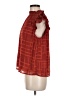 Versona 100% Polyester Red Sleeveless Blouse Size M - photo 5