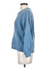 Brass 100% Cotton Solid Blue Pullover Sweater Size S - photo 5