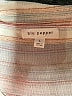 Blu Pepper Stripes Tan Short Sleeve Blouse Size L - photo 7