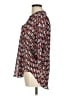 Lush 100% Polyester Brown 3/4 Sleeve Blouse Size M - photo 5