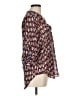 Lush 100% Polyester Brown 3/4 Sleeve Blouse Size M - photo 4
