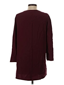 Lafayette 148 New York Long Sleeve Silk Top (view 2)