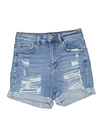 Wax Jean Denim Shorts (view 1)