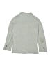 H&M 100% Cotton Solid Gray Blazer Size 8 - 9 - photo 2
