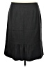 Sejour Solid Black Formal Skirt Size 14 - photo 2