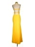 Windsor Ombre Solid Yellow Casual Dress Size S - photo 2