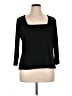 Covington Black 3/4 Sleeve Top Size XL Petite - photo 1