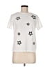 On Twelfth Stars White Short Sleeve Top Size M - photo 1