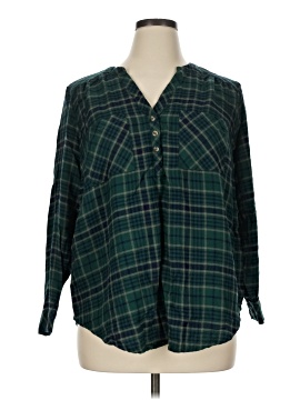 Torrid Long Sleeve Henley (view 1)