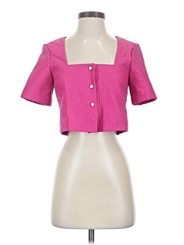 Amanda Uprichard Short Sleeve Blouse (view 1)