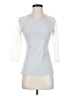 Express Silver 3/4 Sleeve Top Size S - photo 1