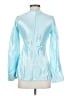 Aje. Blue Long Sleeve Blouse Size 4 - photo 2