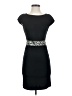 Alice + Olivia Graphic Black Cocktail Dress Size 4 - photo 1