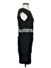 Alice + Olivia Graphic Black Cocktail Dress Size 4 - photo 4