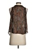 Astr 100% Polyester Brown Sleeveless Blouse Size S - photo 2