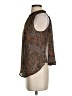 Astr 100% Polyester Brown Sleeveless Blouse Size S - photo 5