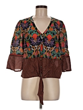 Maeve by Anthropologie 3/4 Sleeve Blouse (view 1)