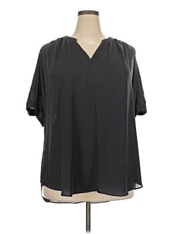 Worthington Short Sleeve Blouse (view 1)