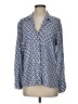 Just Living Blue Long Sleeve Blouse Size S - photo 1