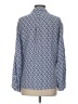 Just Living Blue Long Sleeve Blouse Size S - photo 2