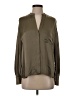 Vince. 100% Silk Green Long Sleeve Silk Top Size XS - photo 1
