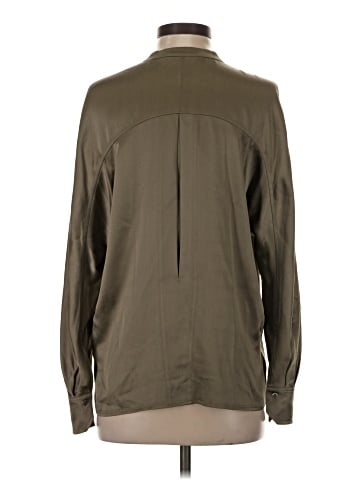 Vince. Long Sleeve Silk Top (view 2)