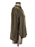 Vince. 100% Silk Green Long Sleeve Silk Top Size XS - photo 4
