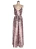 Adrienne 100% Polyester Animal Print Pink Jumpsuit Size L - photo 1