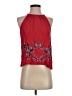 Blue Rain 100% Rayon Red Sleeveless Blouse Size S - photo 1