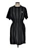Adidas 100% Polyester Stripes Black Casual Dress Size L - photo 1