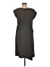 MICHAEL Michael Kors Chevron-herringbone Gray Casual Dress Size 6 - photo 2