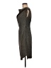 MICHAEL Michael Kors Chevron-herringbone Gray Casual Dress Size 6 - photo 5