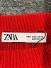 Zara 100% Polyester Red Turtleneck Sweater Size S - photo 7