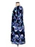 Roz & Ali Print Blue Casual Dress Size 1X - photo 5