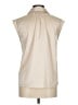 Banana Republic Factory Store Ivory Sleeveless Button-Down Shirt Size M - photo 2