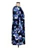 Roz & Ali Print Blue Casual Dress Size 1X - photo 4