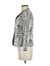 Max Mara 100% Polyester Print Silver Gray Jacket Size EU (IT) 42 / US 6 - photo 5