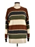 Shein 100% Acrylic Stripes Brown Pullover Sweater Size 6 - photo 1