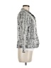 Max Mara 100% Polyester Print Silver Gray Jacket Size EU (IT) 42 / US 6 - photo 4