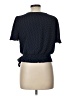 OLM Blue Short Sleeve Blouse Size L - photo 2