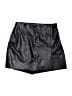 Zara 100% Polyester Metallic Black Skort Size S - photo 1