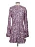 Hutch 100% Polyester Stars Purple Cocktail Dress Size 4 - photo 2
