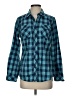 Duluth Trading Co. Plaid Teal Long Sleeve Button-Down Shirt Size S - photo 1