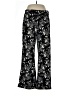Studio 253 Print Black Casual Pants Size L - photo 1