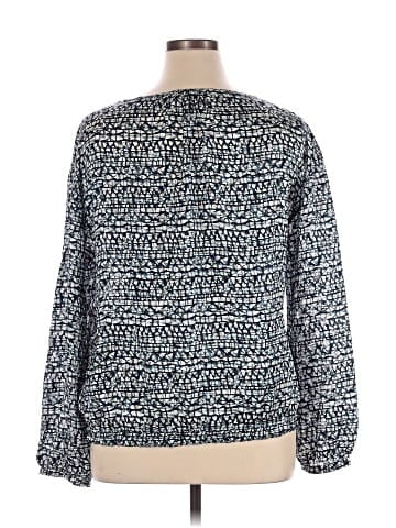 Tory Burch Long Sleeve Silk Top (view 2)