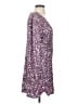 Hutch 100% Polyester Stars Purple Cocktail Dress Size 4 - photo 4